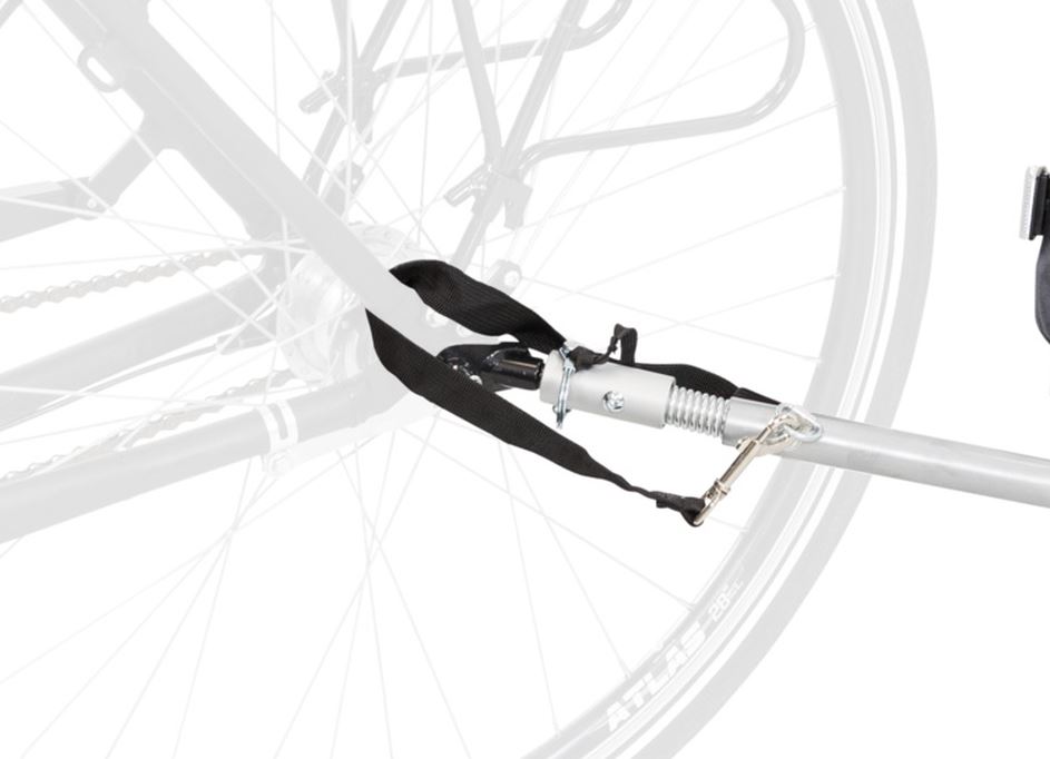 Befestigung des Fahrradanhängers