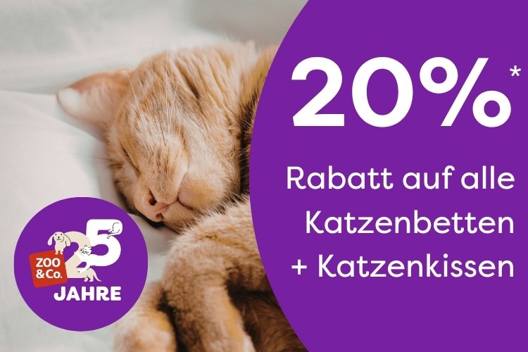 20% auf Katzenbetten und Kissen